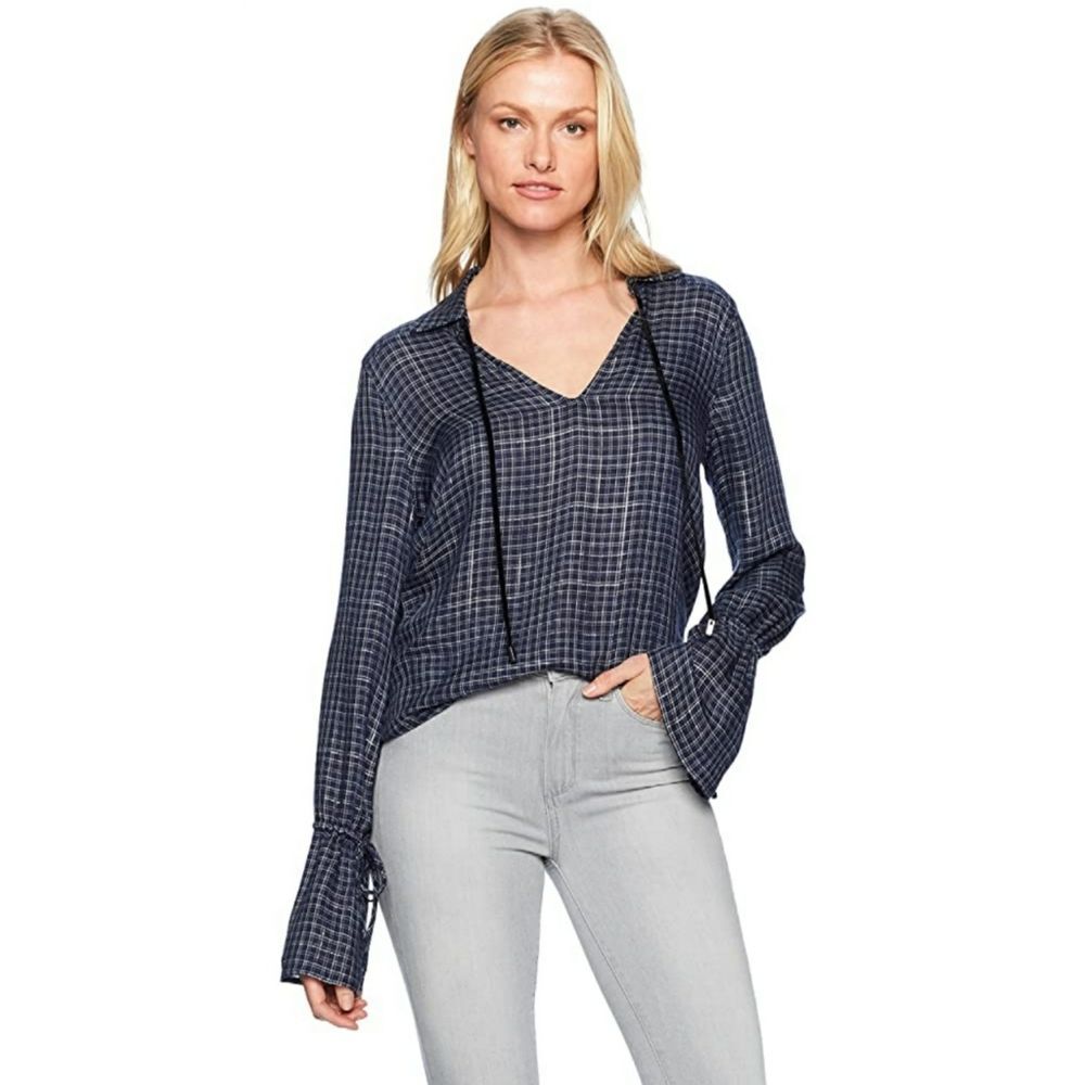Paige Calissa Jimi Check Navy & Metallic T…
